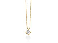 Necklace Miluna Woman in Yellow Gold Diamante CLD5065G-025